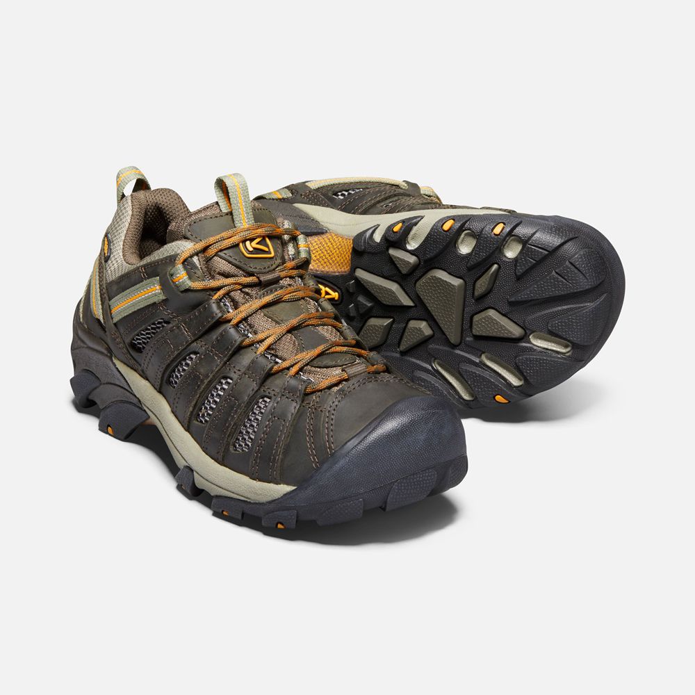 Keen Wandelschoenen Heren Olijfgroen/Zwart - Voyageur - 37615-JNYD